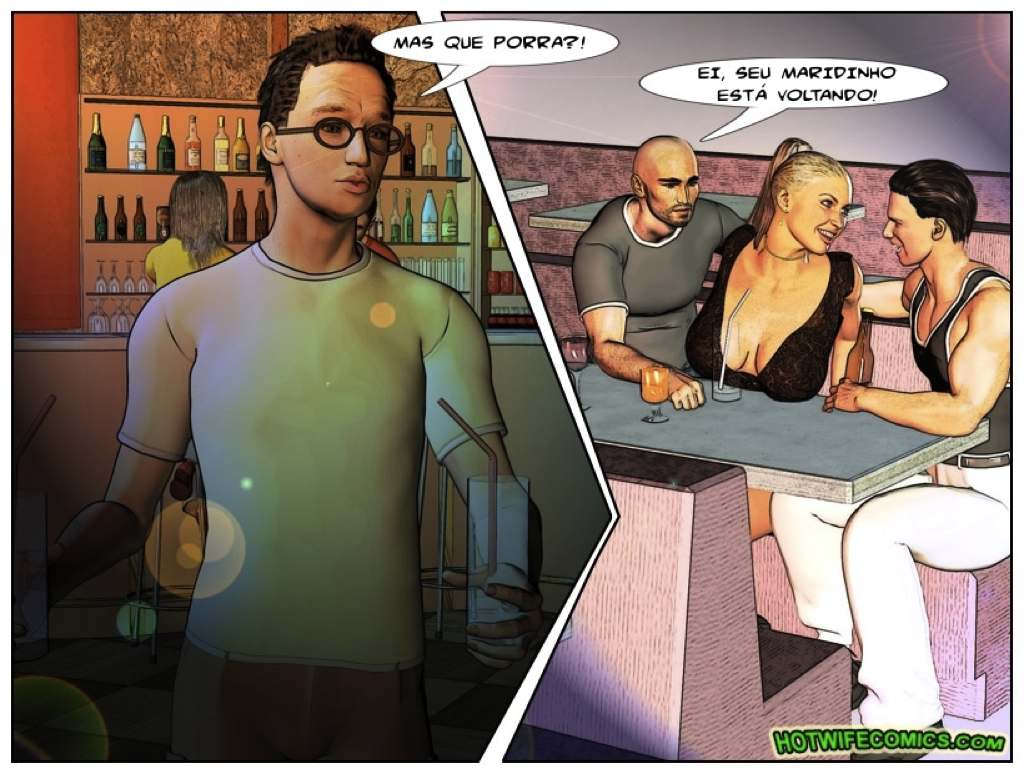 Página 3 do quadrinho adulto: Isso é paquera???? – Leia completo em XCOMICS