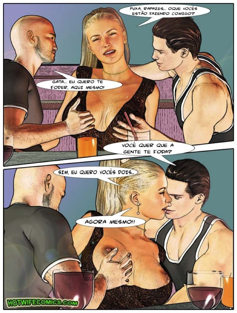Página 9 do quadrinho adulto: Isso é paquera???? – Leia completo em XCOMICS