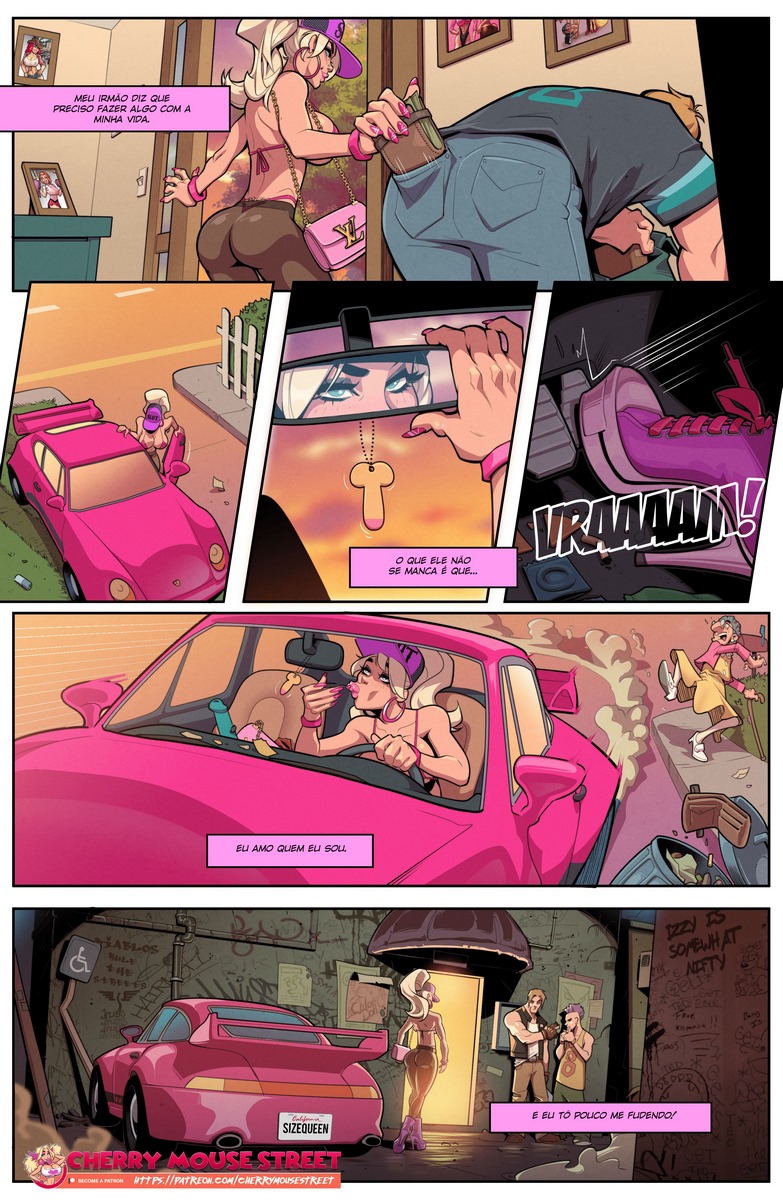 Página 2 do quadrinho adulto: Jen - Cherry Mouse Street – Leia completo em XCOMICS