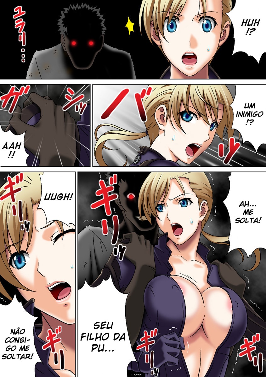 Página 3 do quadrinho adulto: Jill Valentine e os zumbis tarados – Leia completo em XCOMICS