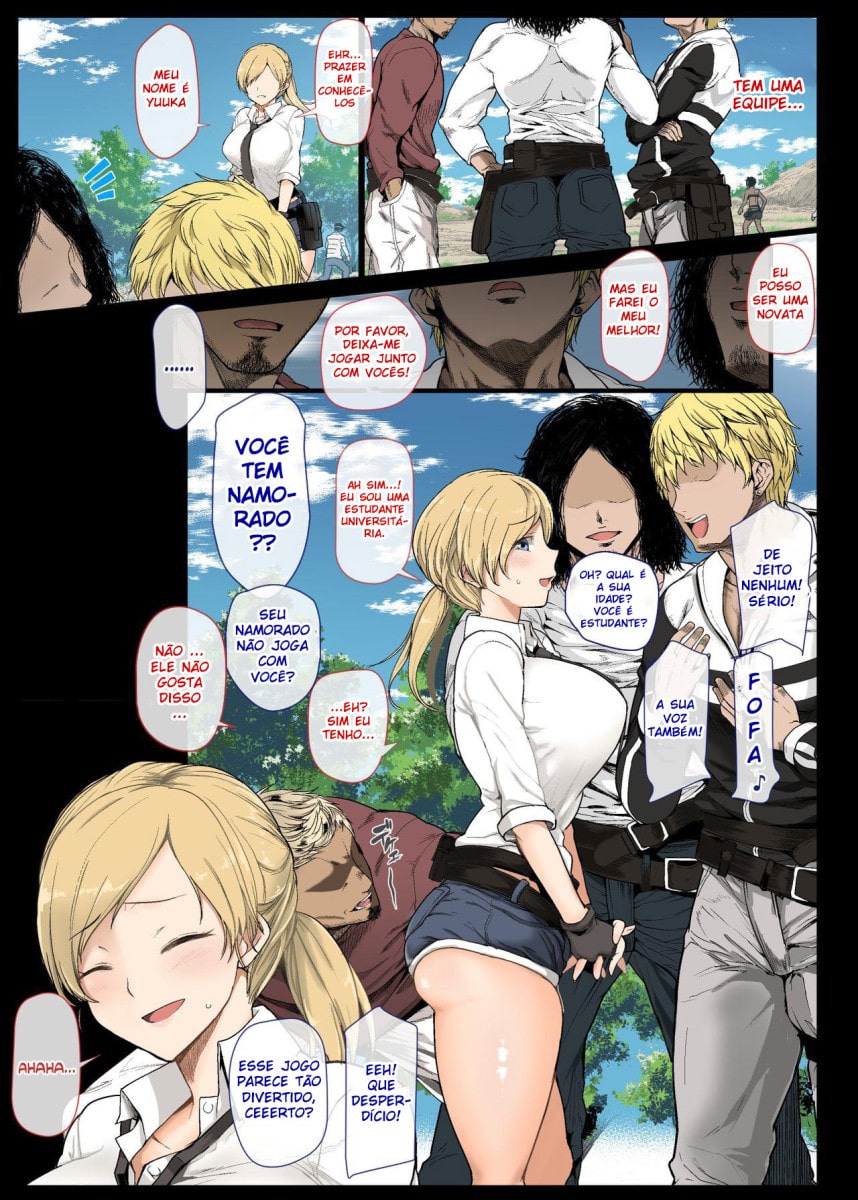 Página 2 do quadrinho adulto: Jogando em equipe – Leia completo em XCOMICS