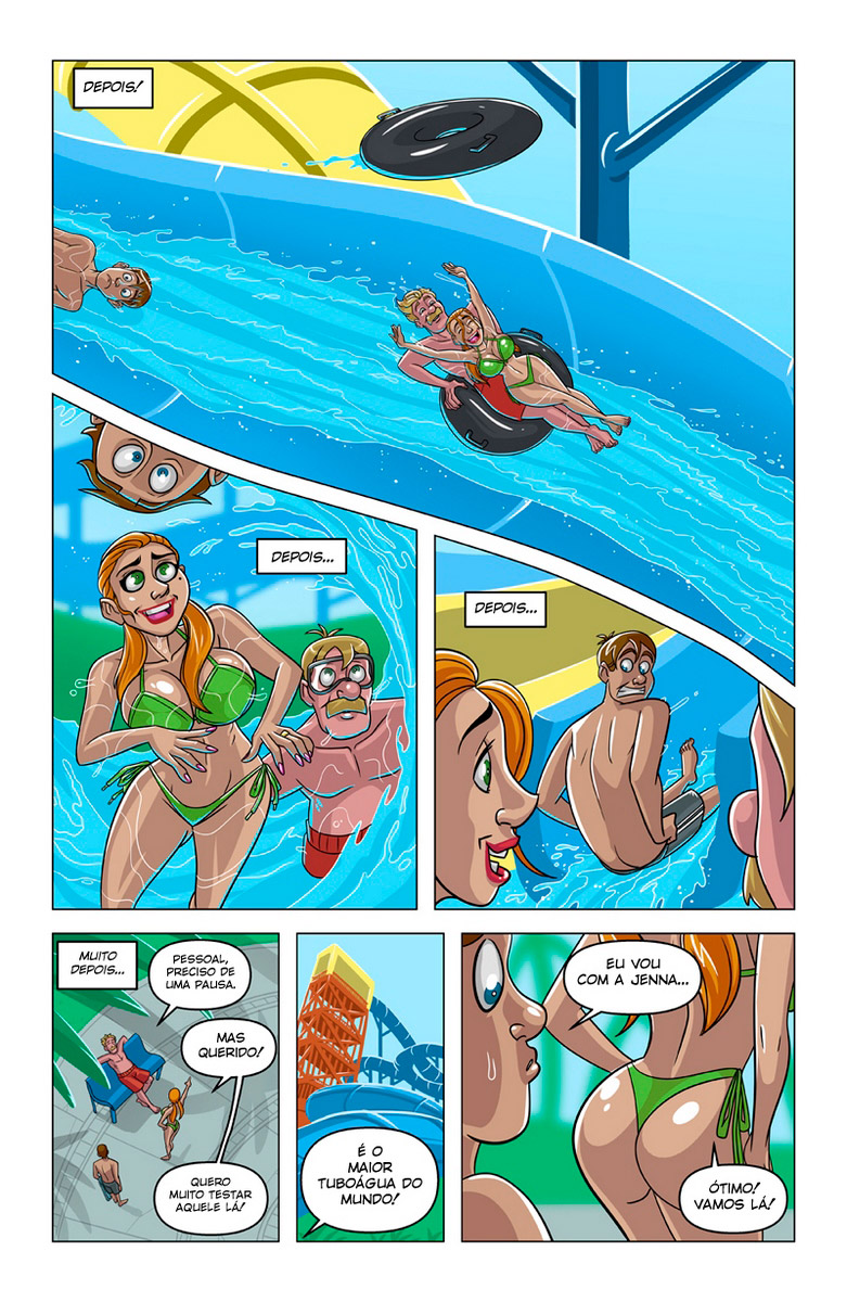 Página 6 do quadrinho adulto: JOHN NORTH, The Waterpark – Leia completo em XCOMICS