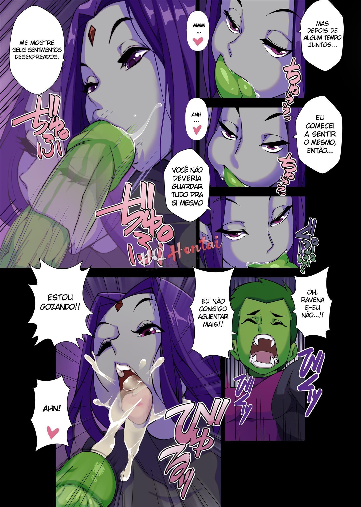 Página 10 do quadrinho adulto: Jovens Titãs pornô – Leia completo em XCOMICS