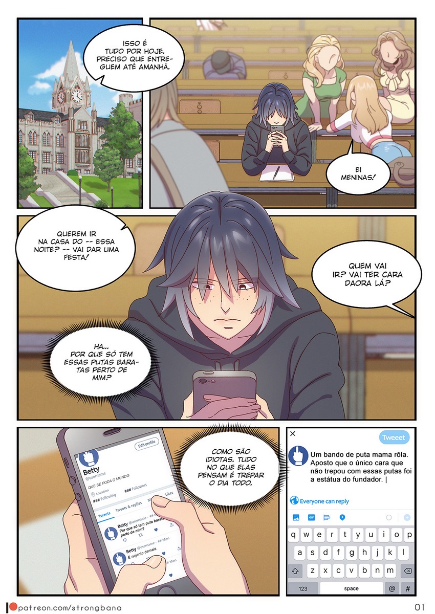 Página 2 do quadrinho adulto: Just 666 – Leia completo em XCOMICS