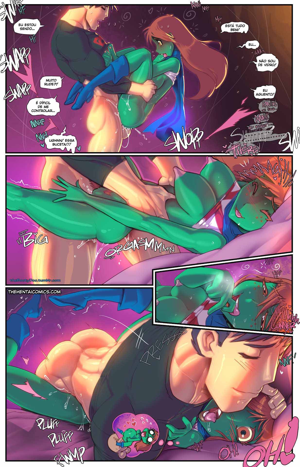 Página 7 do quadrinho adulto: Justiça Jovem - Flagrando a Megan – Leia completo em XCOMICS