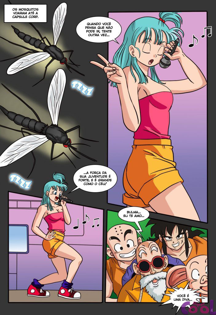 Página 6 do quadrinho adulto: Karaokê com a Bulma – Leia completo em XCOMICS