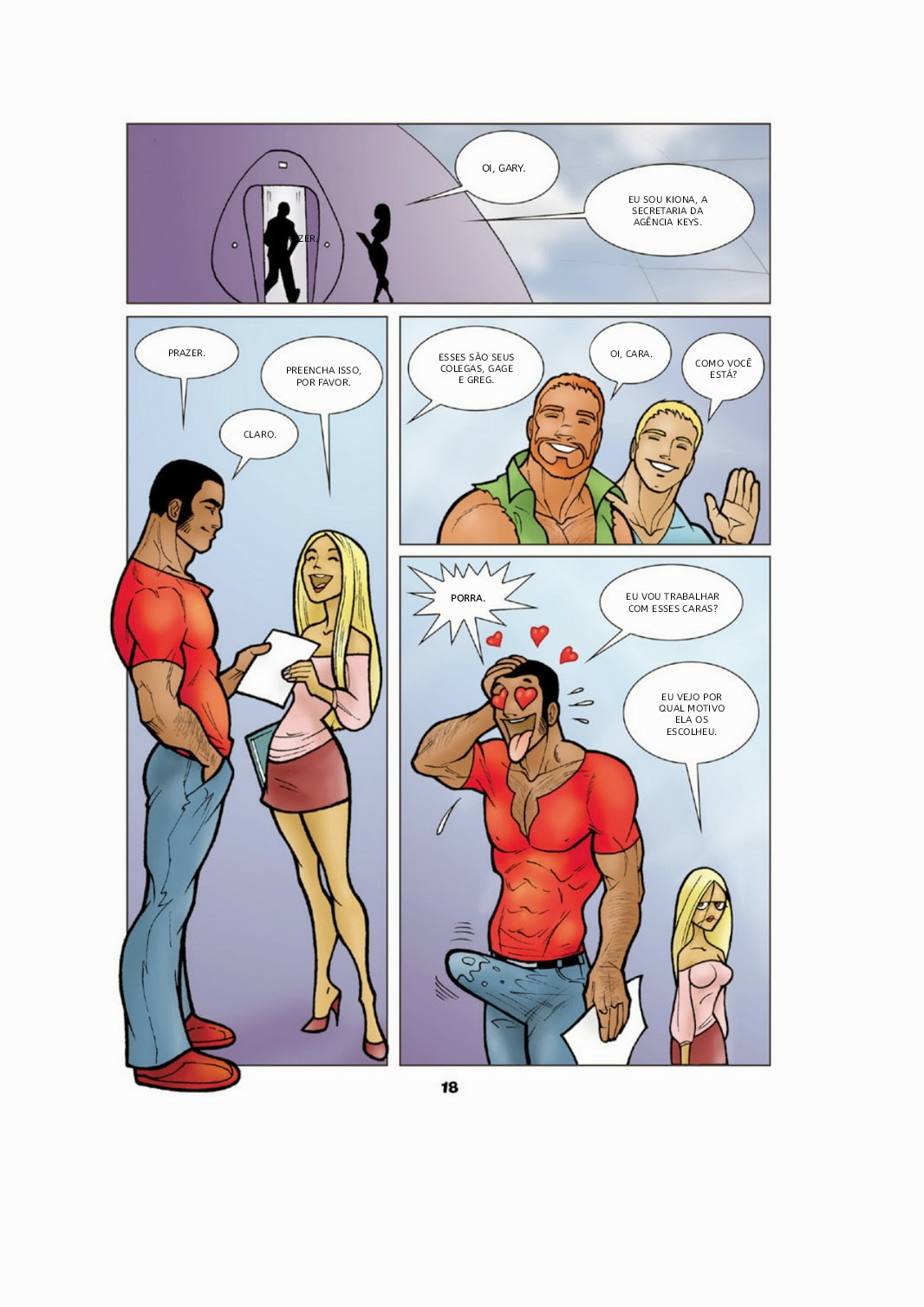 Página 21 do quadrinho adulto: Keys - Parte 01 – Leia completo em XCOMICS