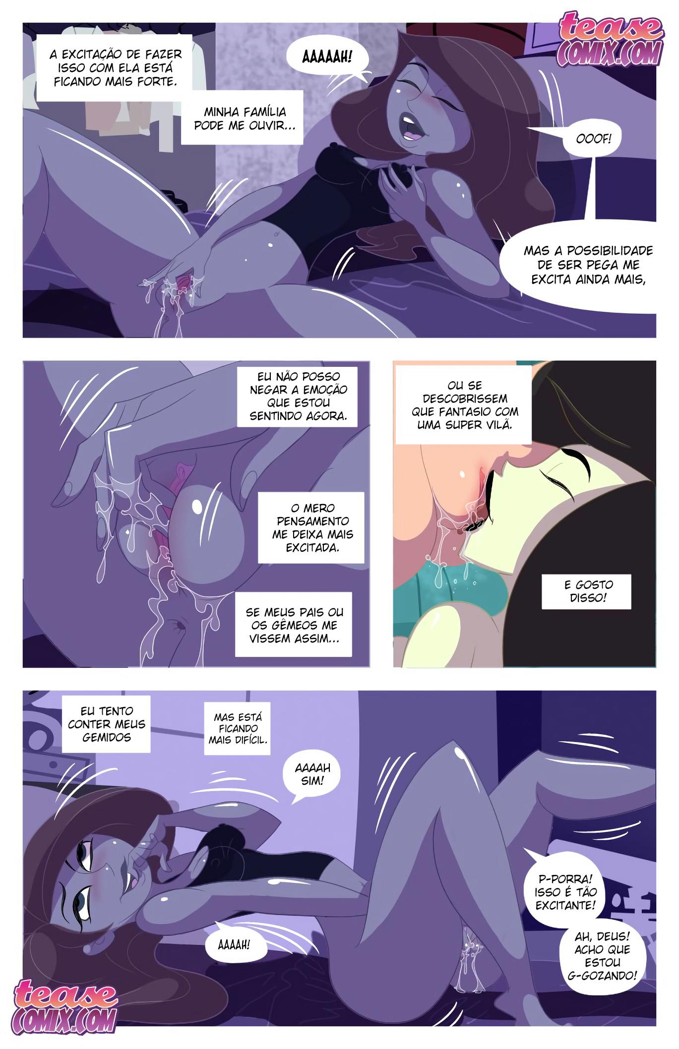 Página 17 do quadrinho adulto: Kim Possible e a vilã vadia – Leia completo em XCOMICS
