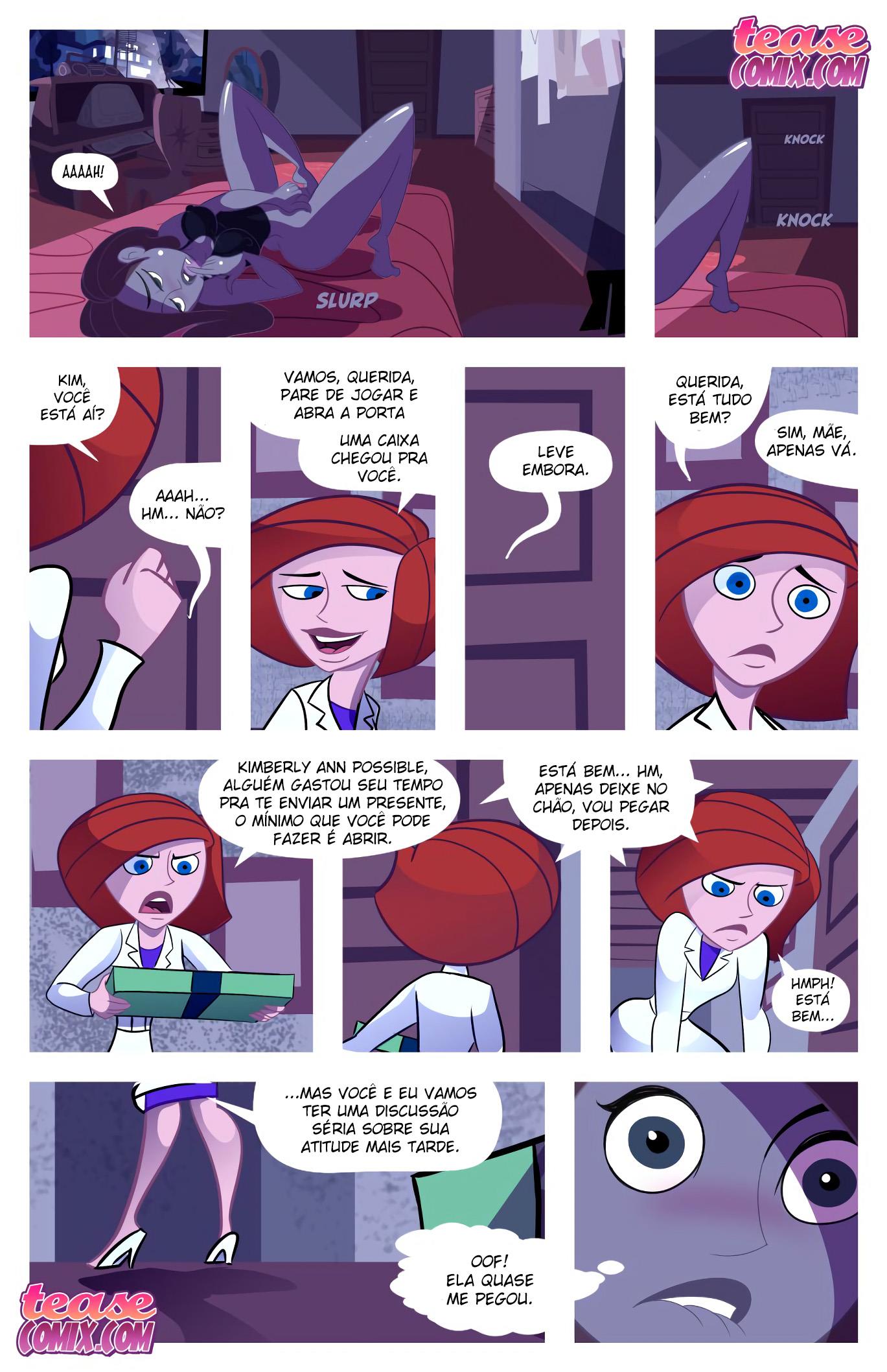 Página 21 do quadrinho adulto: Kim Possible e a vilã vadia – Leia completo em XCOMICS