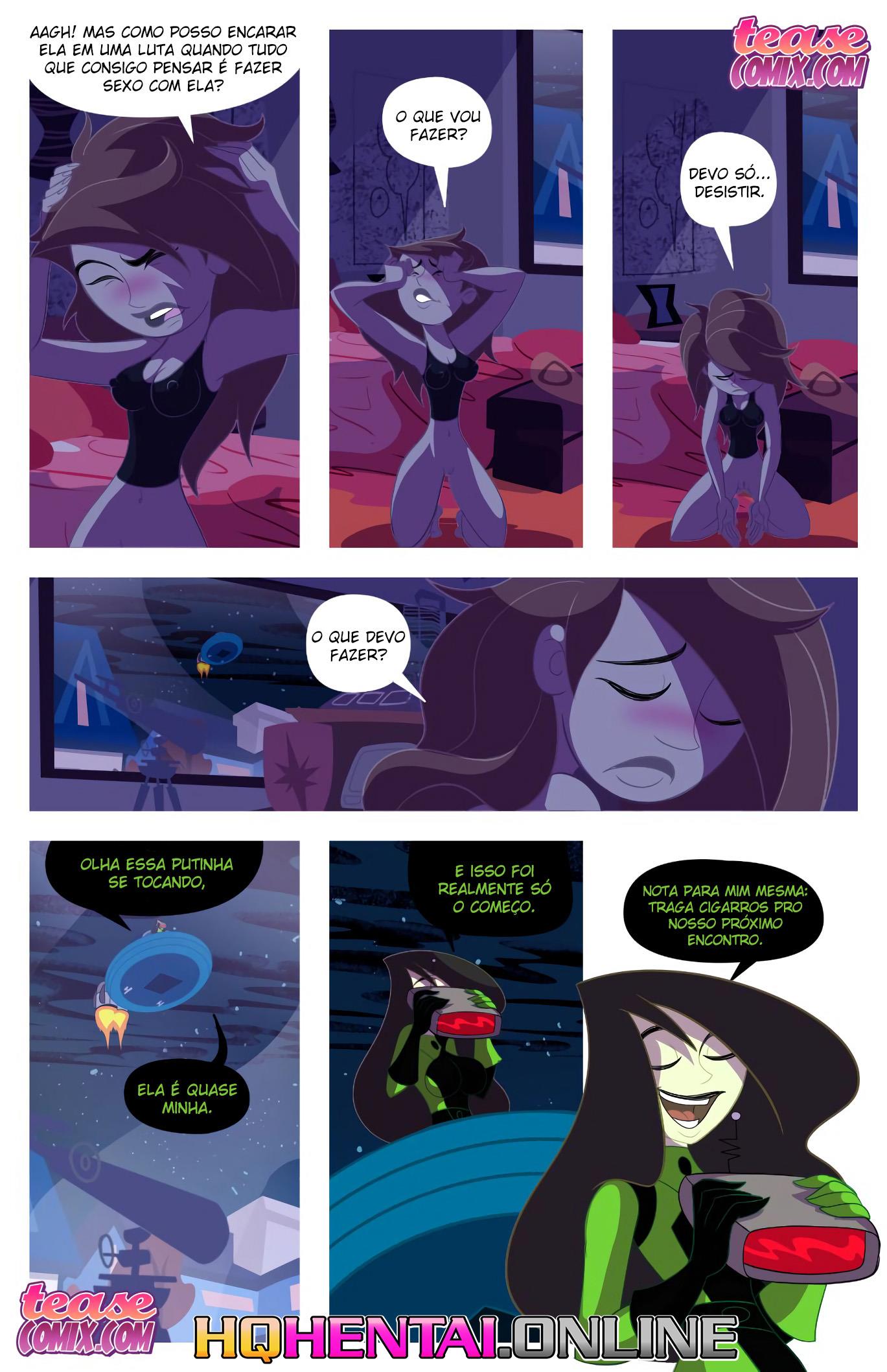 Página 23 do quadrinho adulto: Kim Possible e a vilã vadia – Leia completo em XCOMICS
