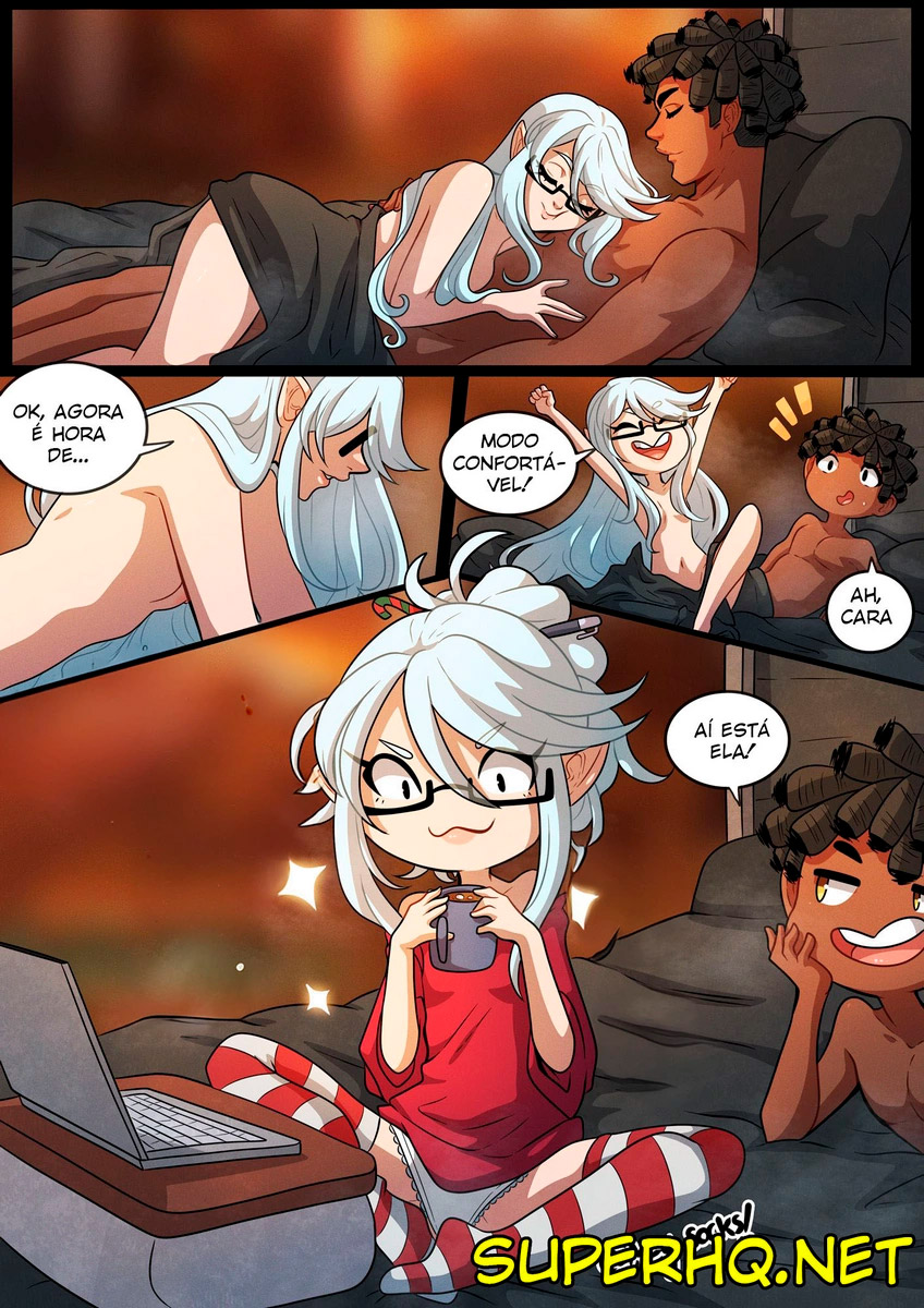 Capa do quadrinho adulto: Kinkymation, A Very Frosty Holiday – Leia online em XCOMICS