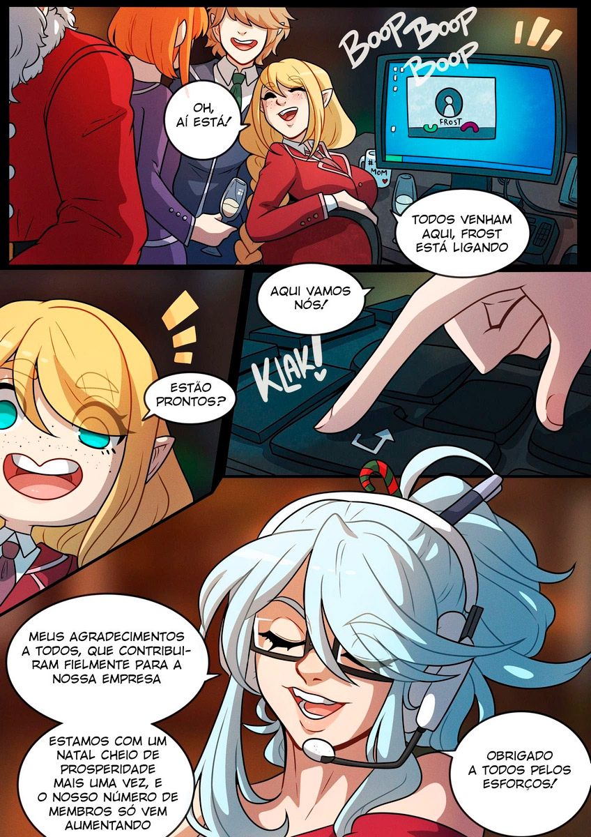 Página 27 do quadrinho adulto: Kinkymation, A Very Frosty Holiday – Leia completo em XCOMICS