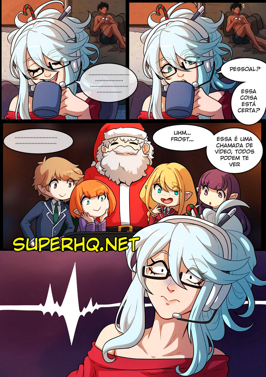 Página 28 do quadrinho adulto: Kinkymation, A Very Frosty Holiday – Leia completo em XCOMICS