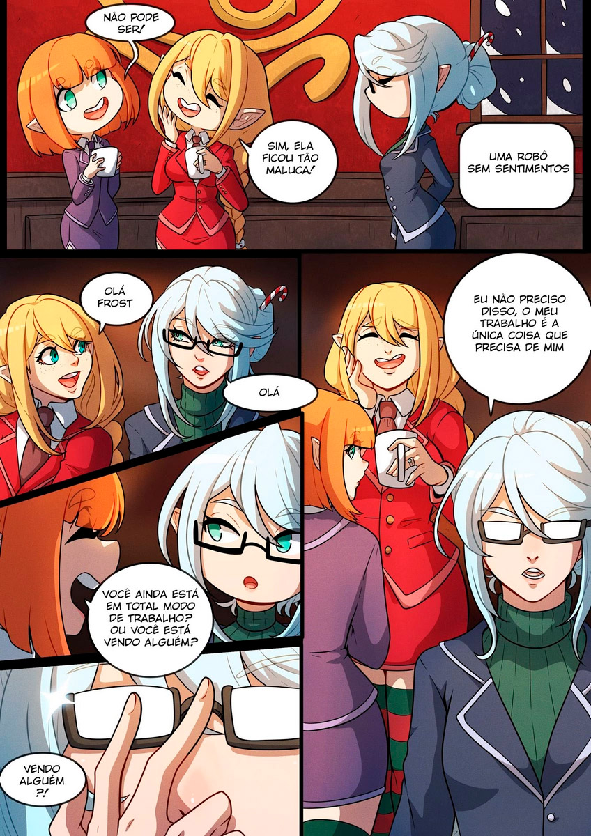 Página 4 do quadrinho adulto: Kinkymation, A Very Frosty Holiday – Leia completo em XCOMICS