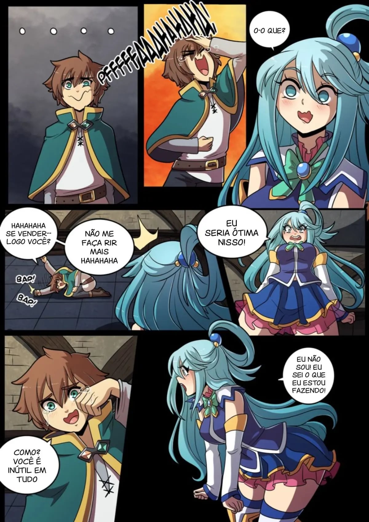 Página 5 do quadrinho adulto: Konosuba: Aqua Quest – Leia completo em XCOMICS