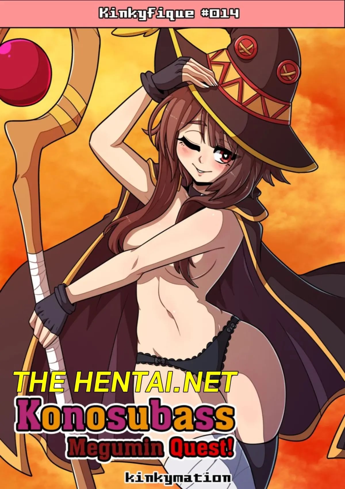 Página 1 do quadrinho adulto: Konosuba: Megumin Quest – Leia completo em XCOMICS