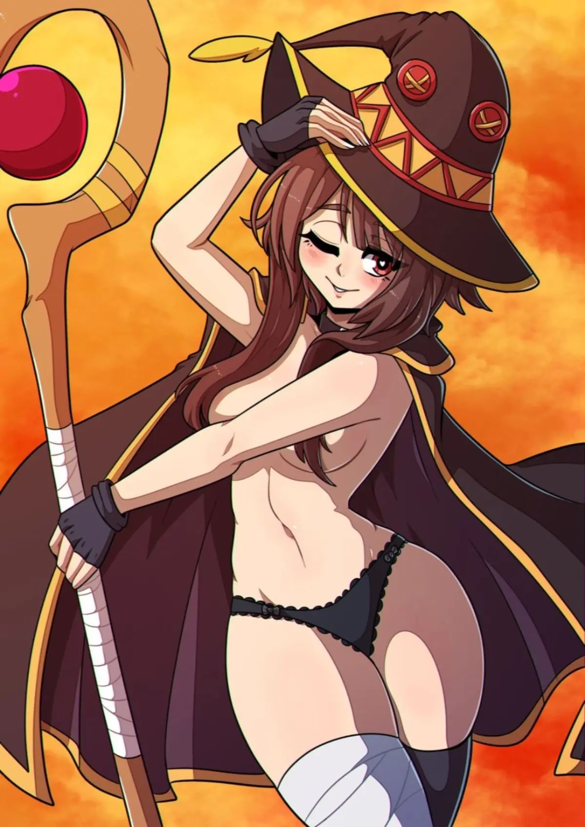 Página 2 do quadrinho adulto: Konosuba: Megumin Quest – Leia completo em XCOMICS
