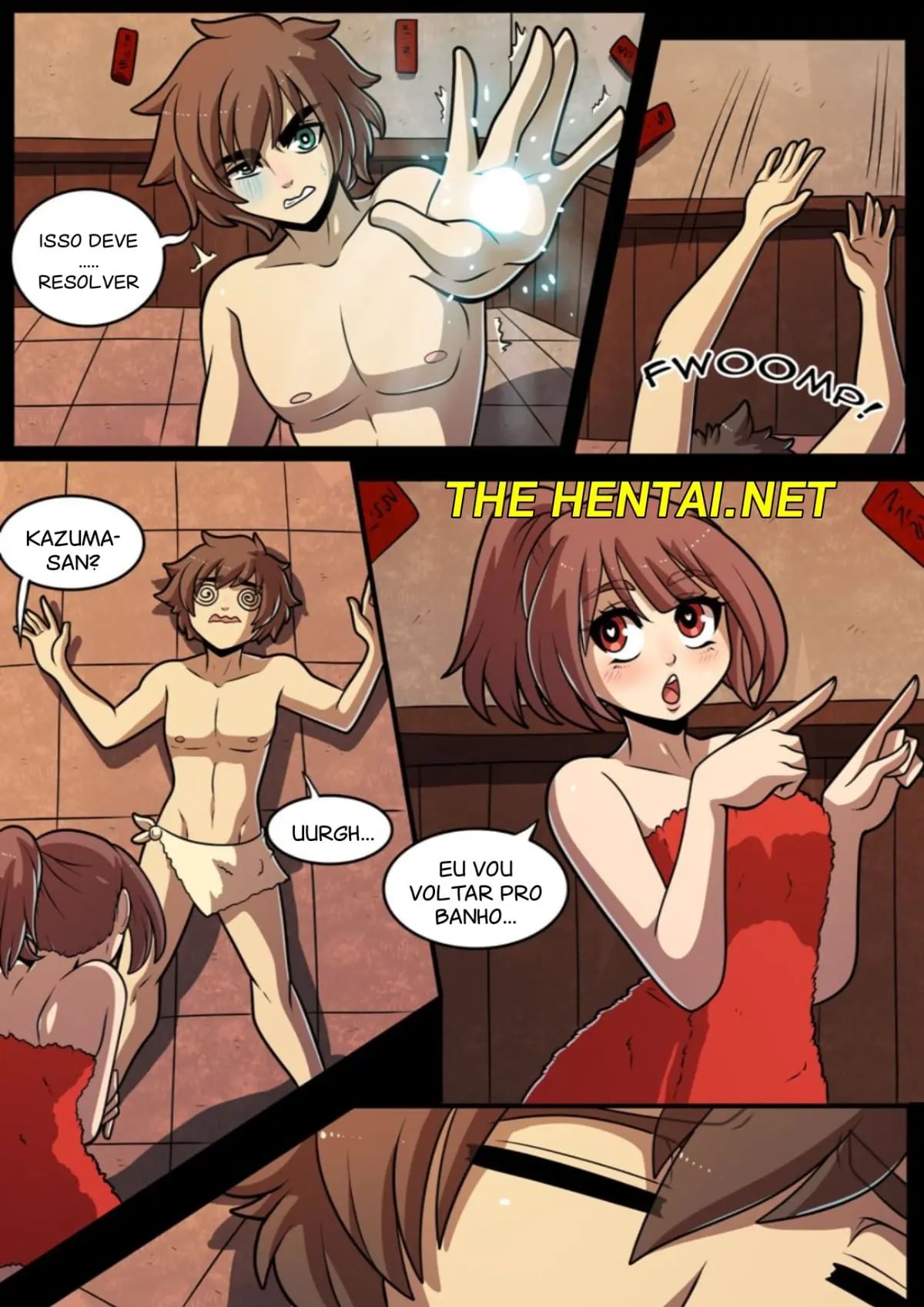 Página 7 do quadrinho adulto: Konosuba: Megumin Quest – Leia completo em XCOMICS