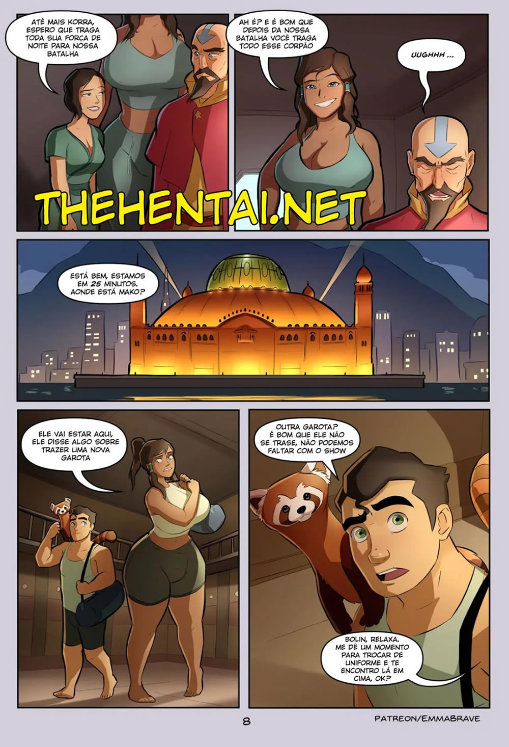 Capa do quadrinho adulto: Korra: Book One – Leia online em XCOMICS
