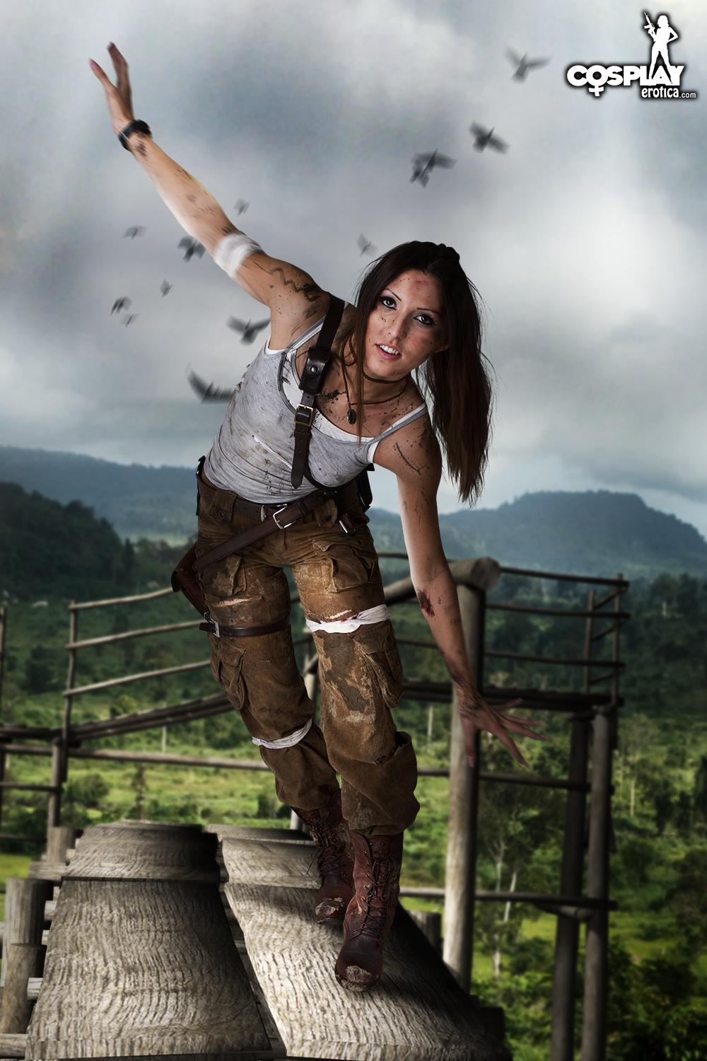 Página 6 do quadrinho adulto: Lara Croft Pornô - Coslpay Erotica – Leia completo em XCOMICS
