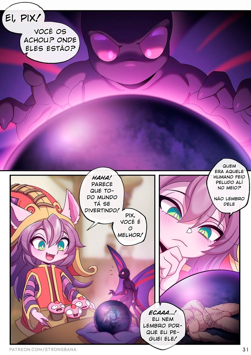 Página 34 do quadrinho adulto: League of Legends, I Need Something You Have – Leia completo em XCOMICS