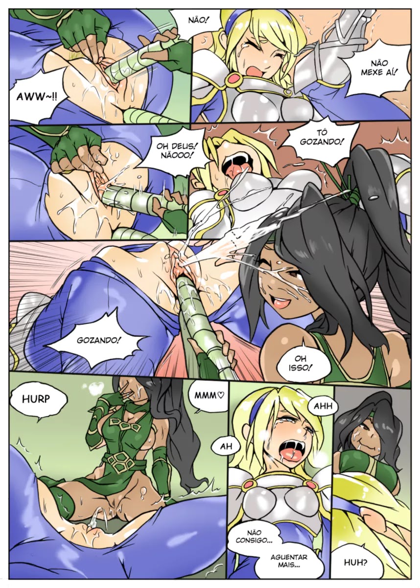 Página 11 do quadrinho adulto: League of Legends: Lux gets ganked – Leia completo em XCOMICS