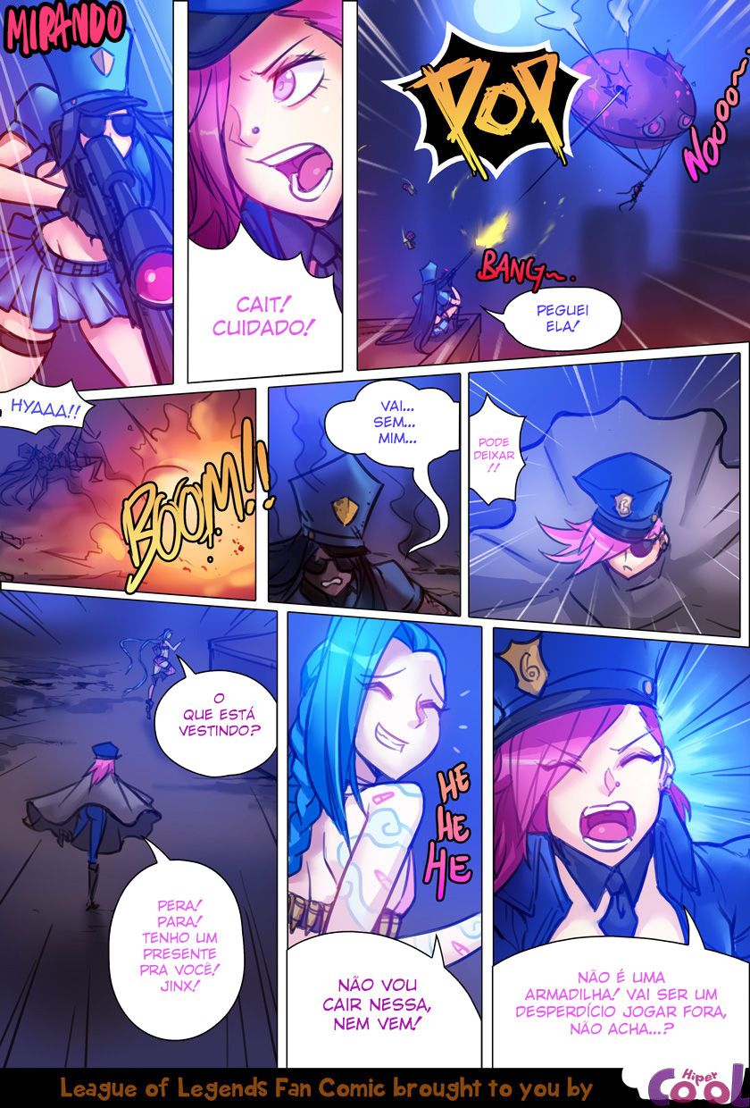 Página 11 do quadrinho adulto: League of Legends: Tesão na Jinx – Leia completo em XCOMICS