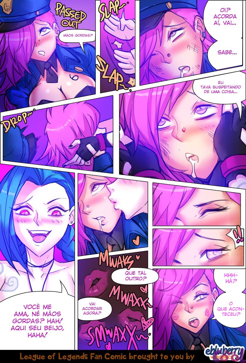 Página 16 do quadrinho adulto: League of Legends: Tesão na Jinx – Leia completo em XCOMICS