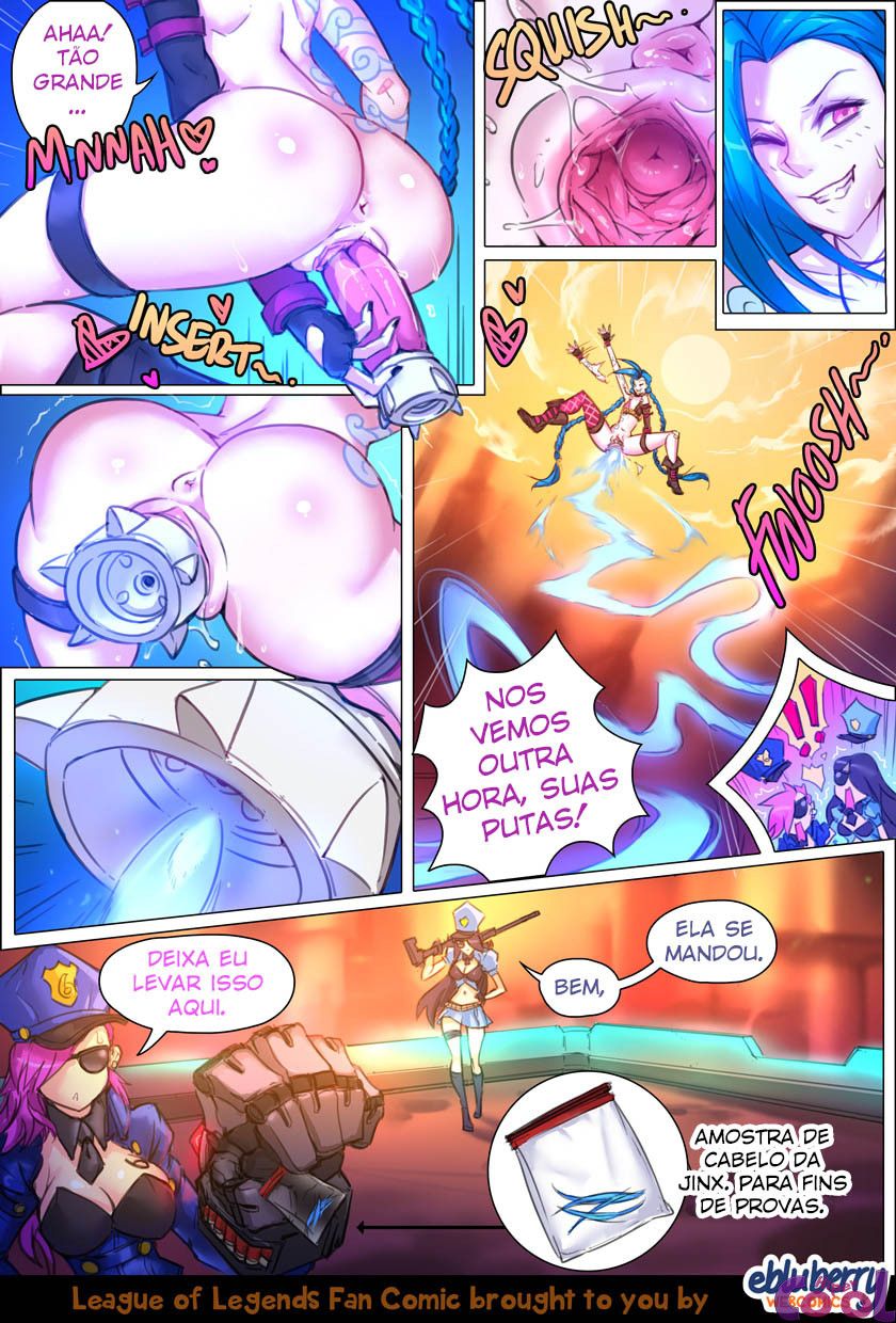 Página 3 do quadrinho adulto: League of Legends: Tesão na Jinx – Leia completo em XCOMICS