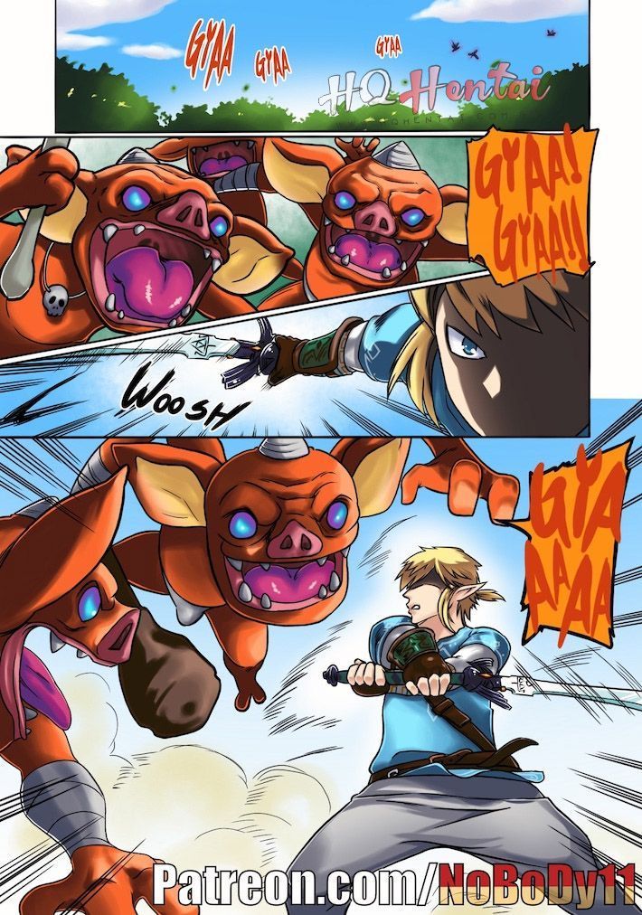 Capa do quadrinho adulto: Legend of Zelda: Fodendo a Princesa – Leia online em XCOMICS