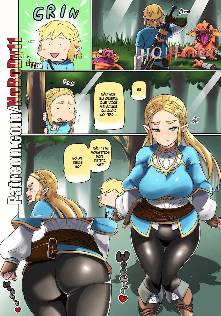 Página 3 do quadrinho adulto: Legend of Zelda: Fodendo a Princesa – Leia completo em XCOMICS