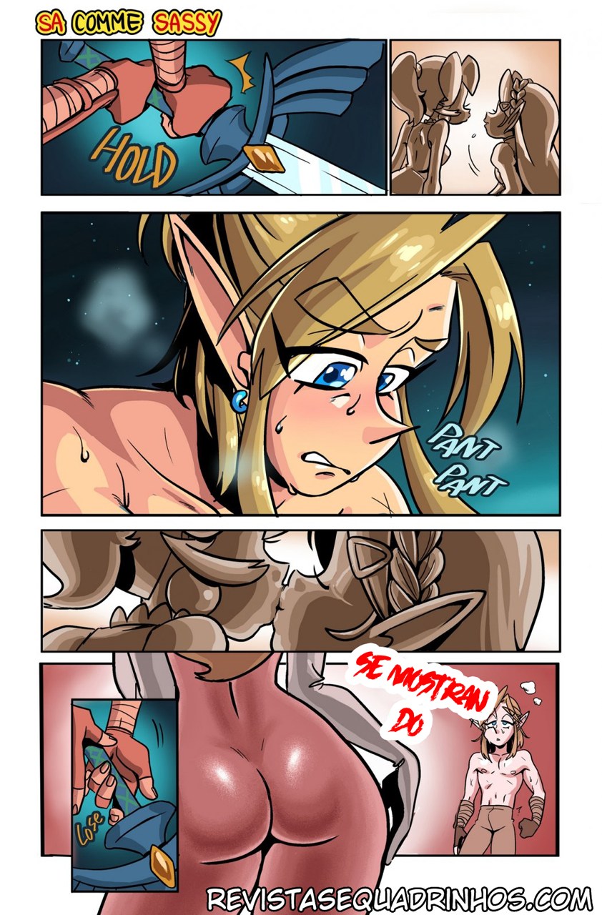 Página 3 do quadrinho adulto: Legend of Zelda Pornô – Leia completo em XCOMICS