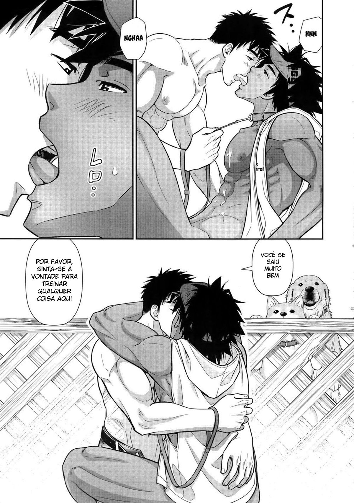 Página 22 do quadrinho adulto: Levando rola do adestrador – Leia completo em XCOMICS
