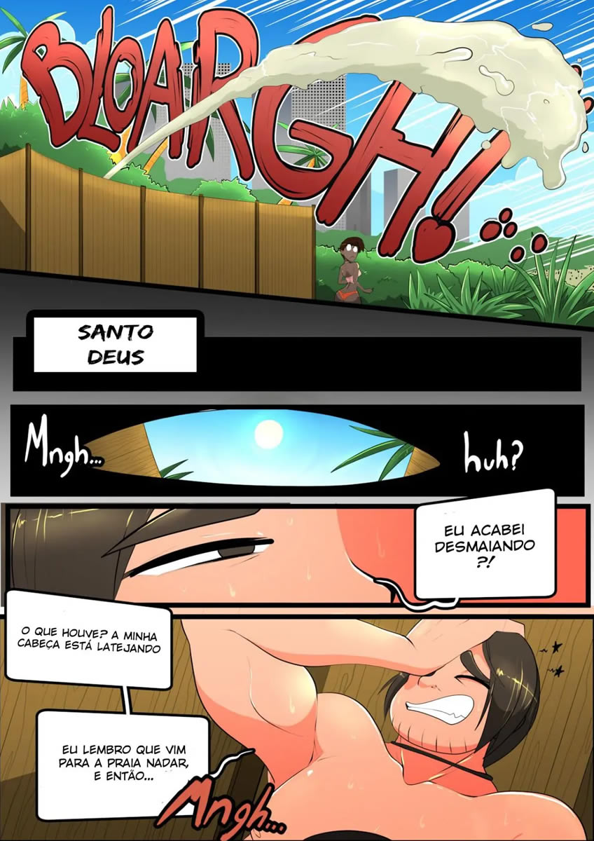 Página 19 do quadrinho adulto: Lifeguard on Duty – Leia completo em XCOMICS