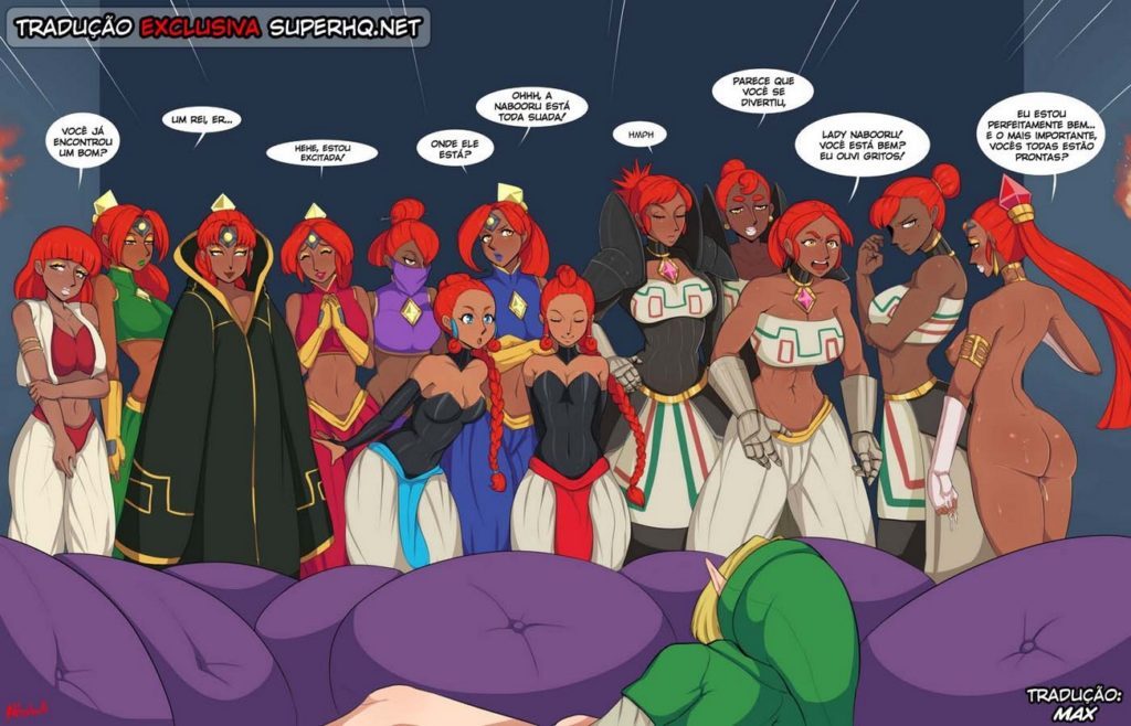 Página 21 do quadrinho adulto: Link e a rainha gulosa (Atualizada) – Leia completo em XCOMICS