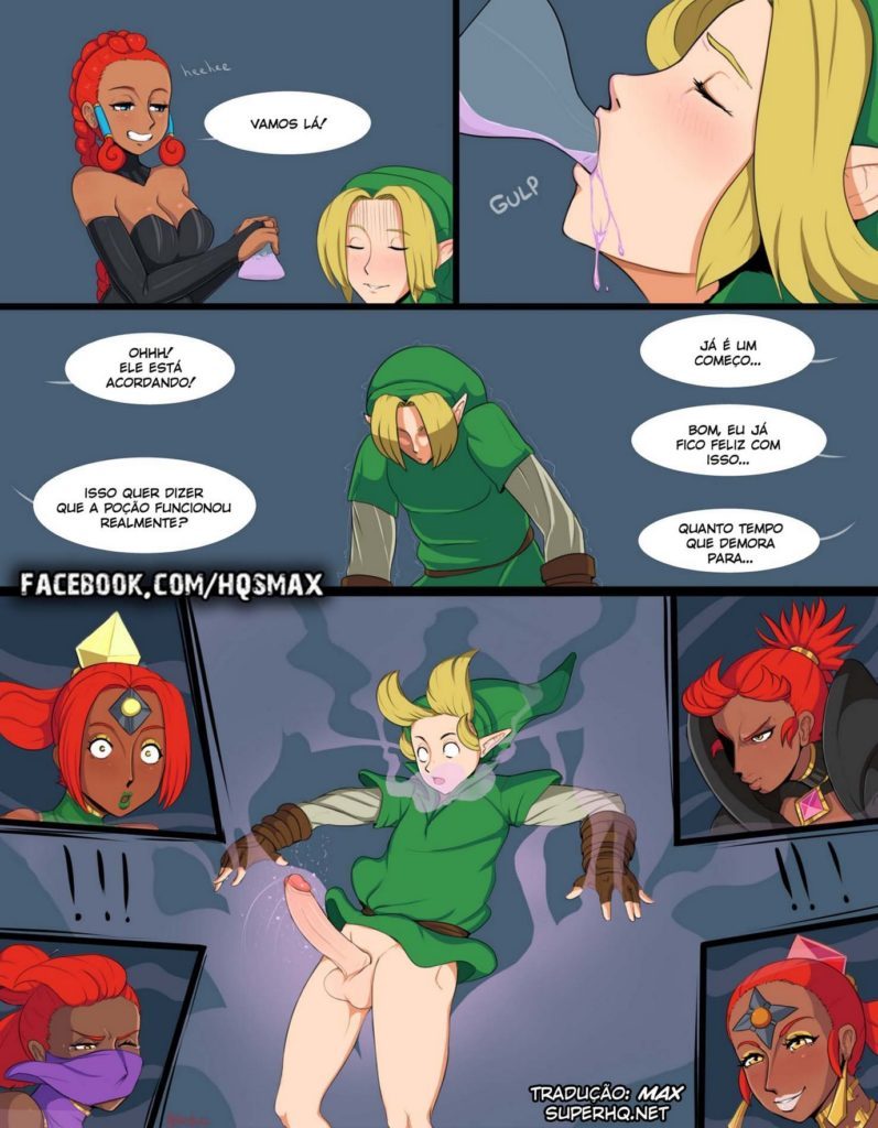 Página 23 do quadrinho adulto: Link e a rainha gulosa (Atualizada) – Leia completo em XCOMICS