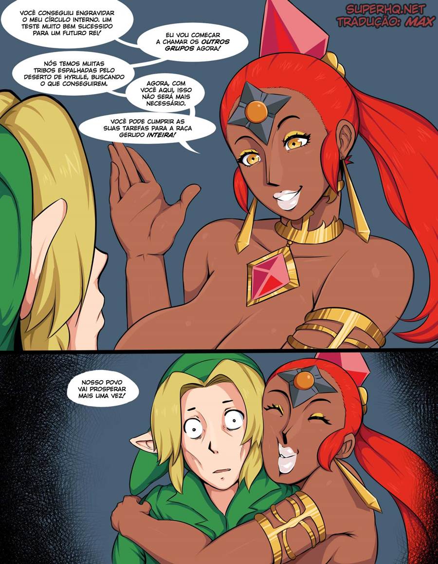 Página 56 do quadrinho adulto: Link e a rainha gulosa (Atualizada) – Leia completo em XCOMICS