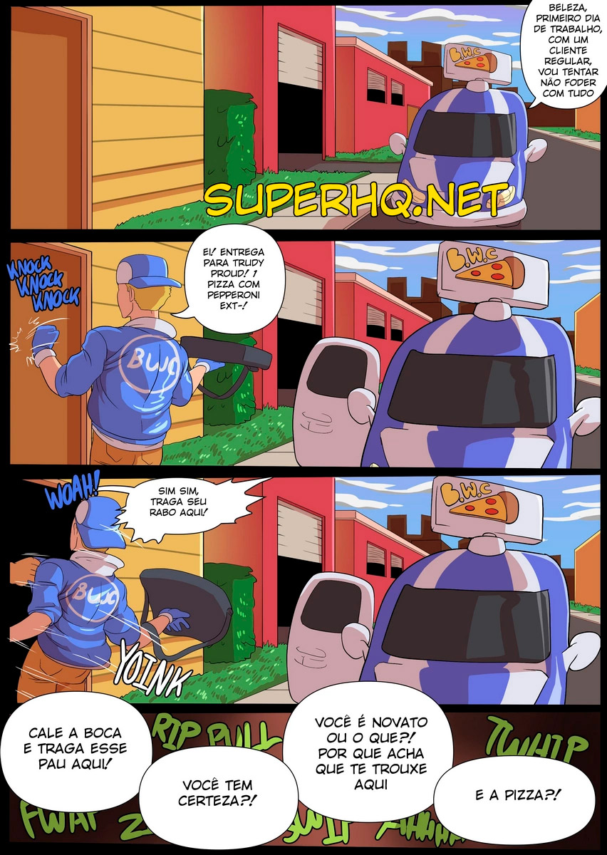 Página 3 do quadrinho adulto: Loonyjams, Trudy’s Pepperoni – Leia completo em XCOMICS
