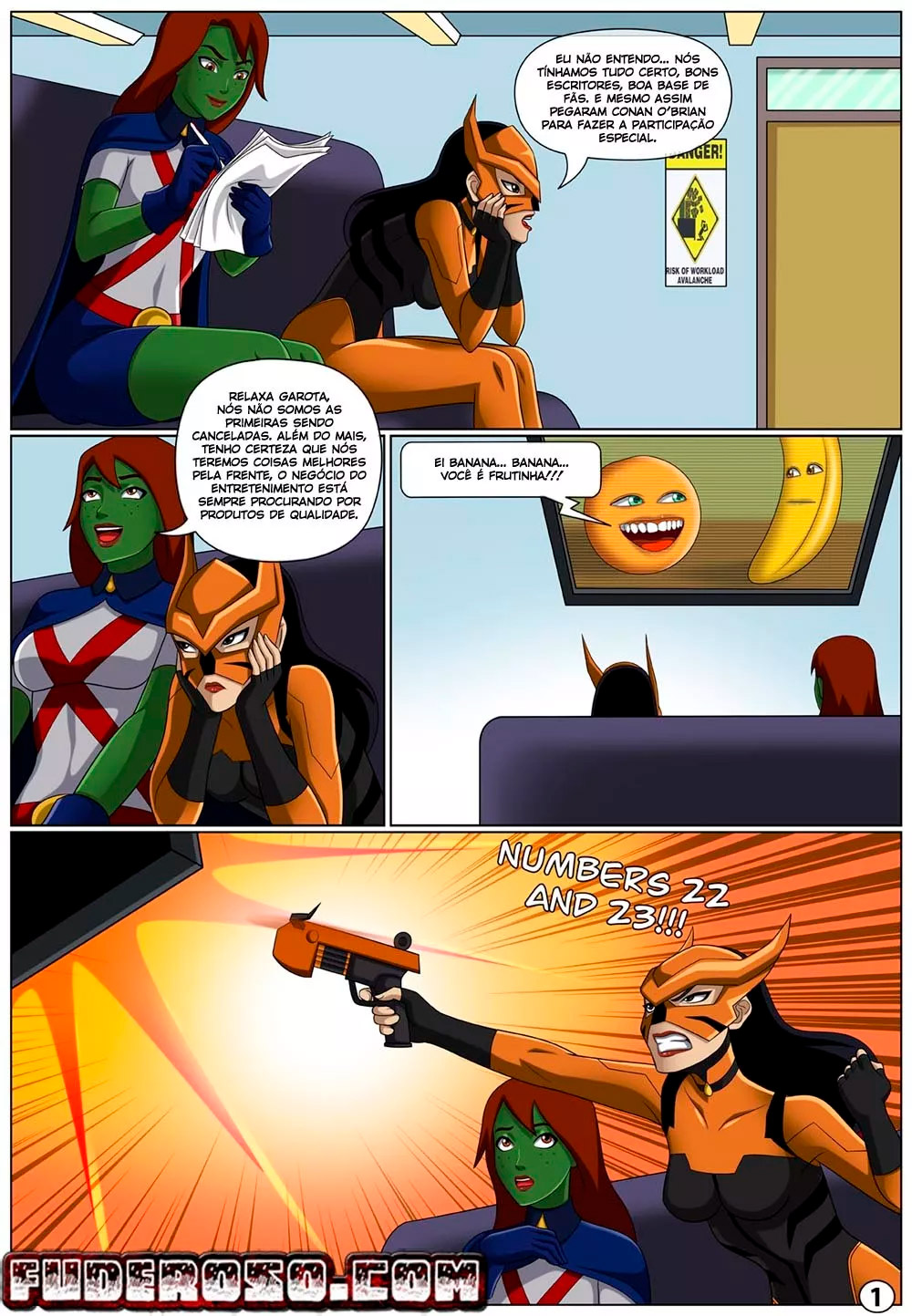Página 2 do quadrinho adulto: Low Class Heroines – Leia completo em XCOMICS