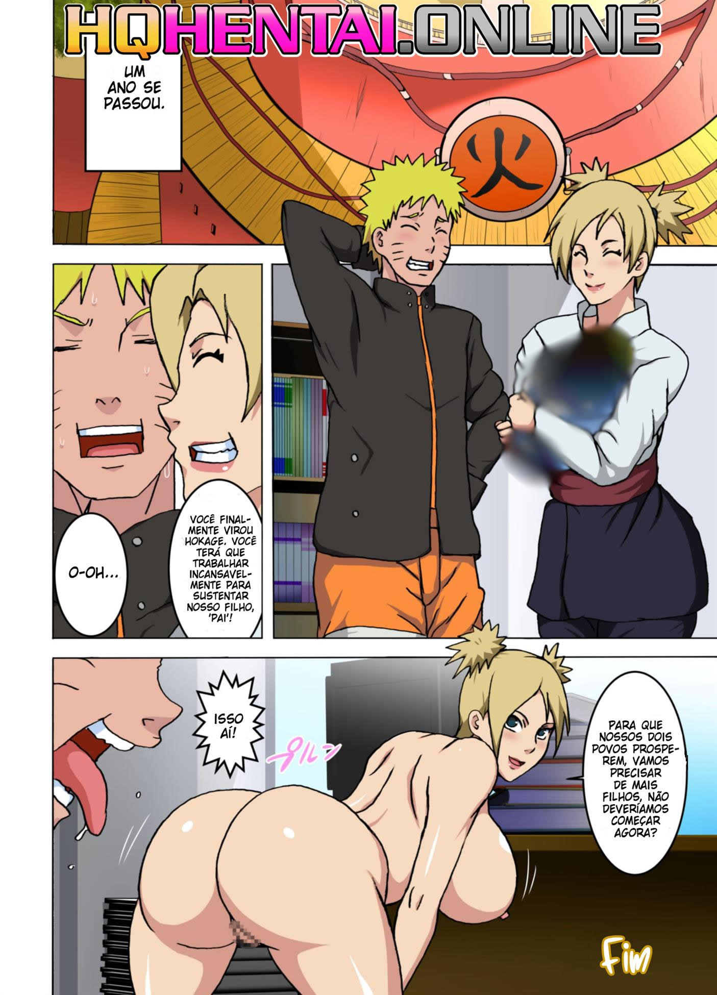 Página 40 do quadrinho adulto: Lua de mel com a Temari – Leia completo em XCOMICS