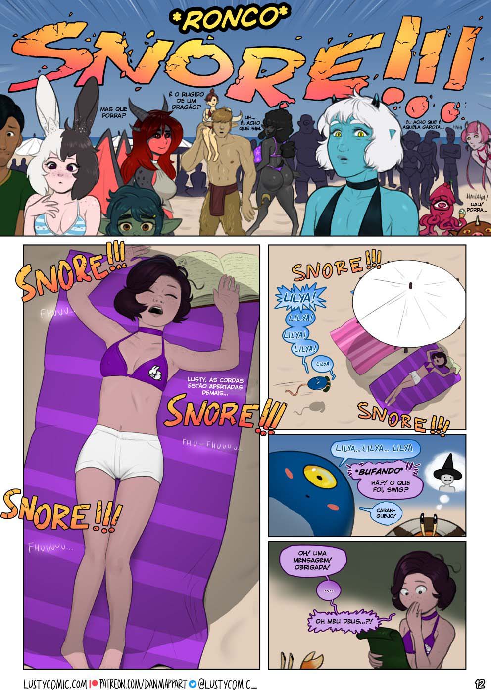 Capa do quadrinho adulto: Lusty and the mermaid – Leia online em XCOMICS