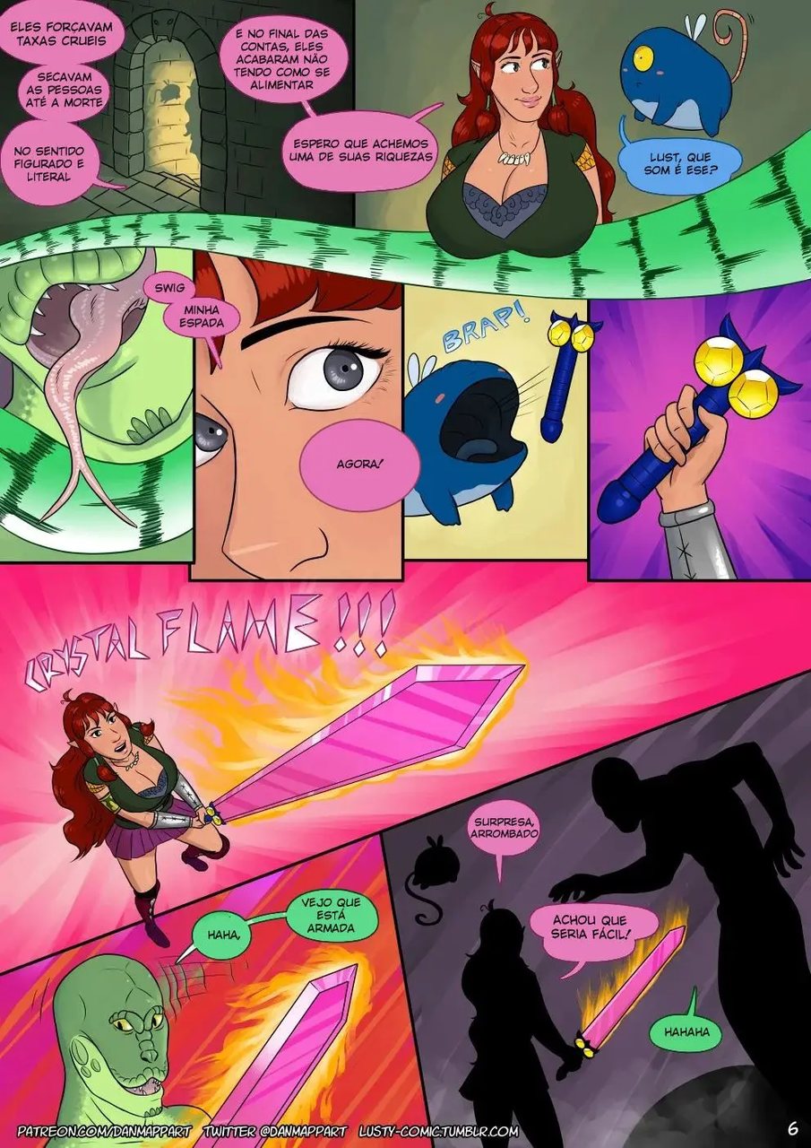 Página 6 do quadrinho adulto: Lusty in Fantasy – Leia completo em XCOMICS