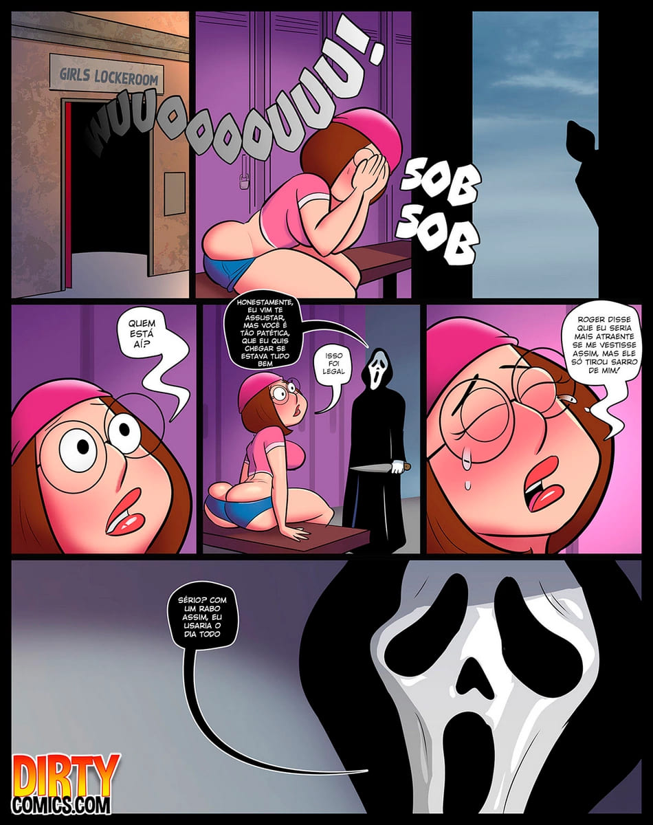Capa do quadrinho adulto: Mag Screams, Family Guy – Leia online em XCOMICS