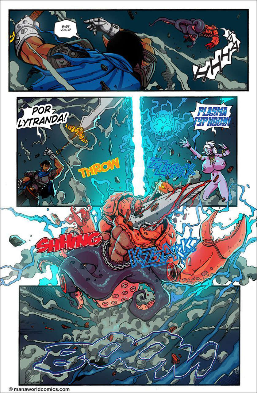 Página 7 do quadrinho adulto: Mana World - In the red – Leia completo em XCOMICS