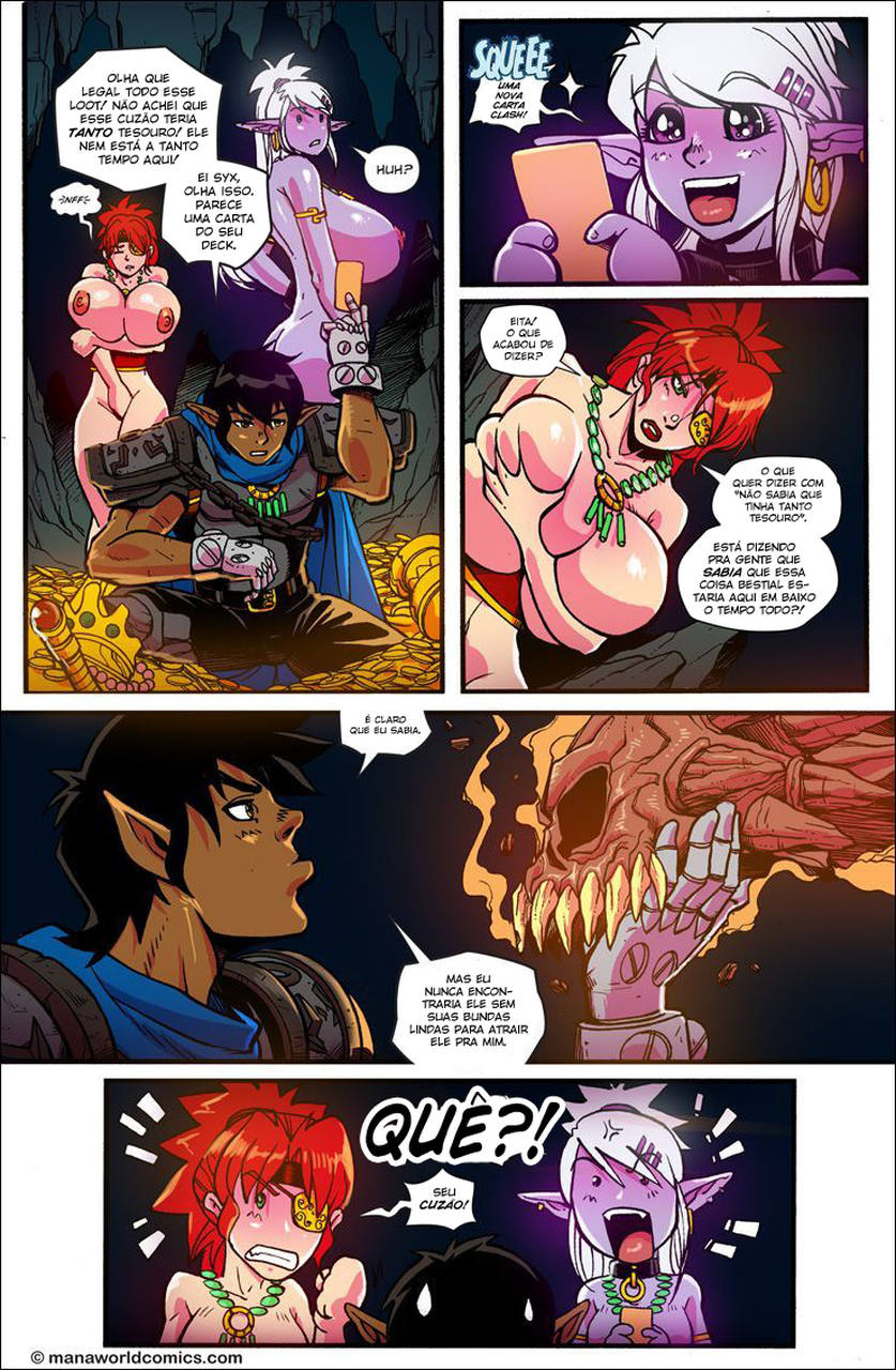 Página 9 do quadrinho adulto: Mana World - In the red – Leia completo em XCOMICS