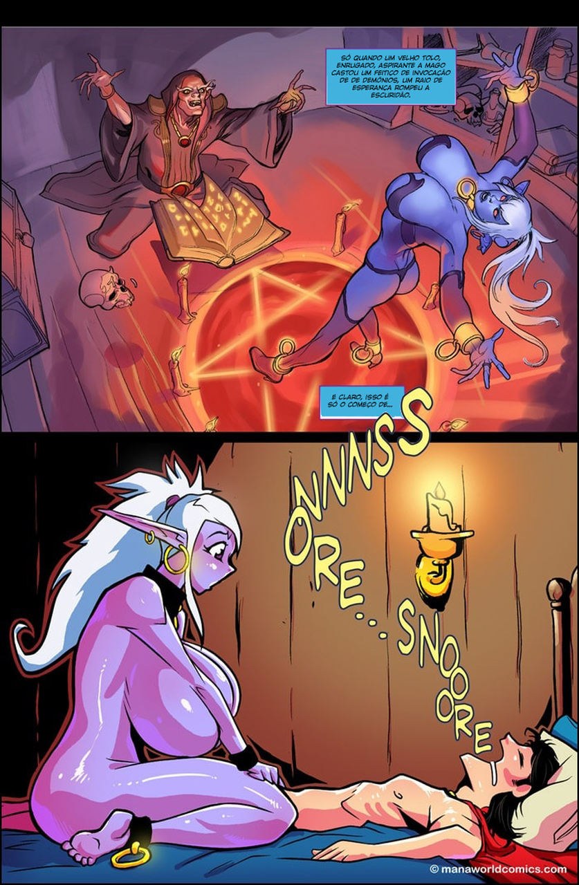 Página 106 do quadrinho adulto: Mana World: Invocando uma gostosa (Atualizada) – Leia completo em XCOMICS