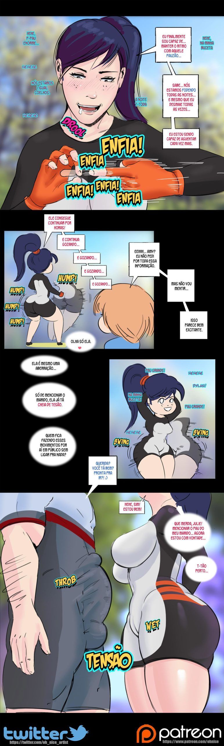 Página 12 do quadrinho adulto: Marido insaciável 3 – Leia completo em XCOMICS