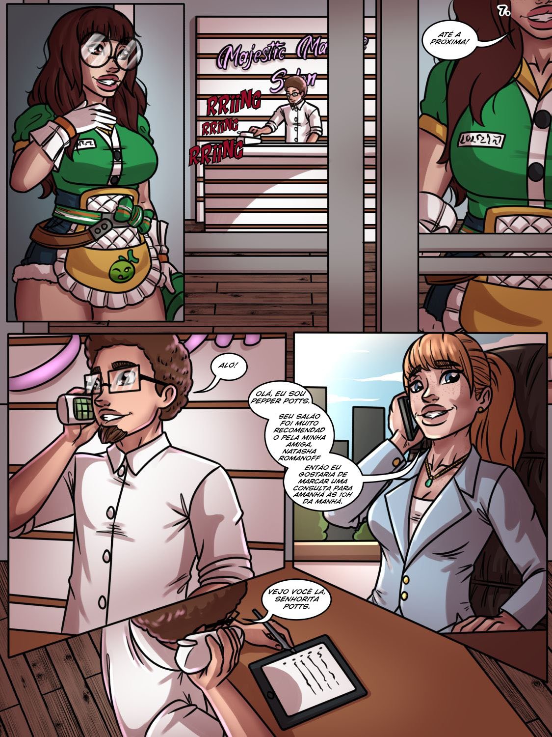 Página 7 do quadrinho adulto: Massage Saloon Love Stories – Leia completo em XCOMICS