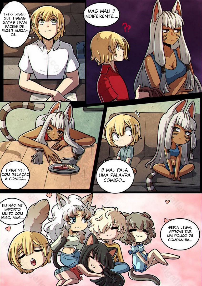 Página 3 do quadrinho adulto: Mau is restless – Leia completo em XCOMICS