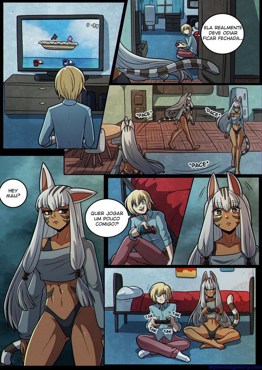 Página 6 do quadrinho adulto: Mau is restless – Leia completo em XCOMICS